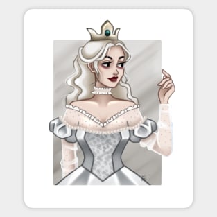 White Queen Magnet